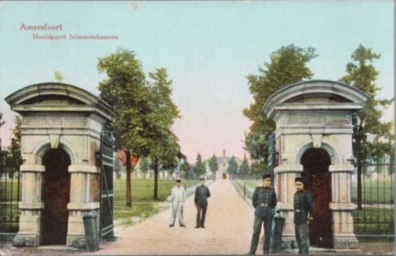 Historische foto van Kazerne in Amersfoort