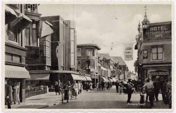 Historische foto van Langestraat in Amersfoort