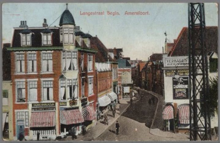 Historische foto van Langestraat in Amersfoort
