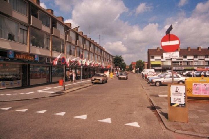 Historische foto van Neptunusplein in Amersfoort
