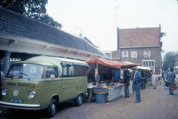 Historische foto van Lieve Vrouwekerkhof in Amersfoort