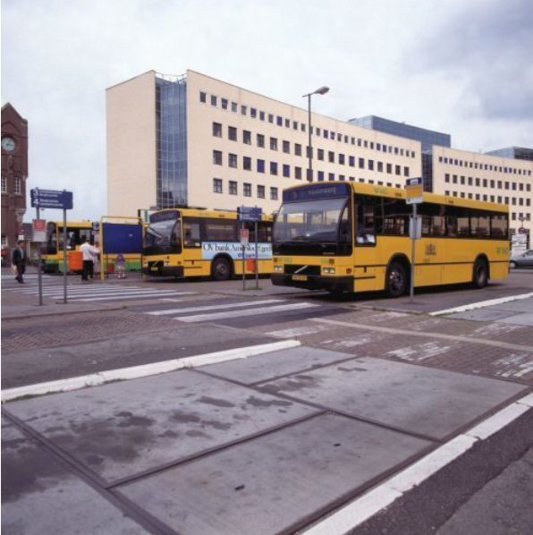 Historische foto van Stationsplein in Amersfoort