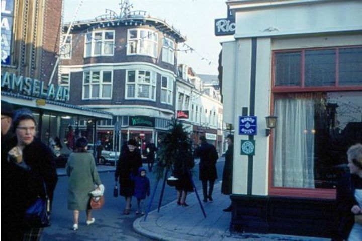 Historische foto van Langestraat in Amersfoort