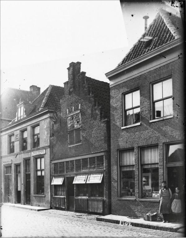 Historische foto van Krommestraat in Amersfoort