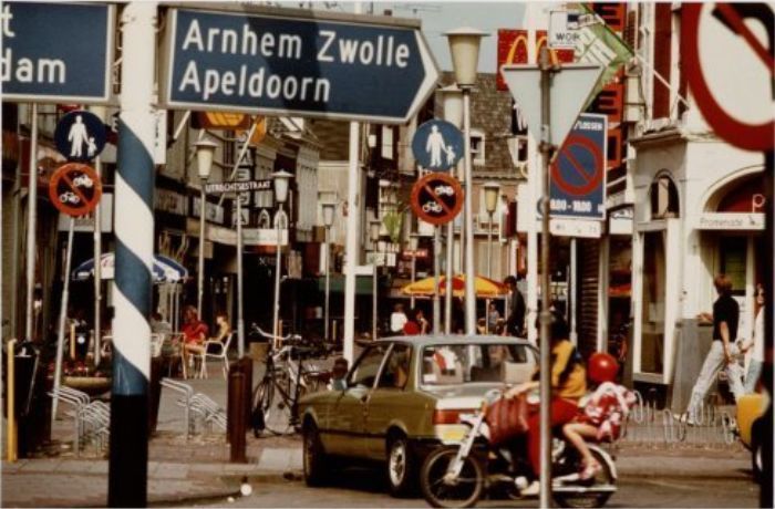 Historische foto van Utrechtsestraat in Amersfoort