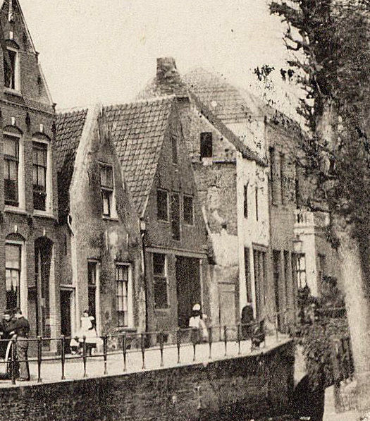 Historische foto van Kortegracht in Amersfoort
