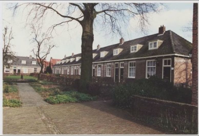 Historische foto van Hofje Armen De Poth in Amersfoort