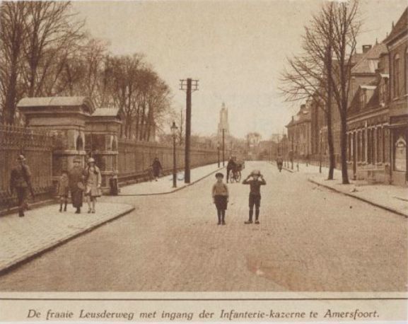 Historische foto van Leusderweg in Amersfoort