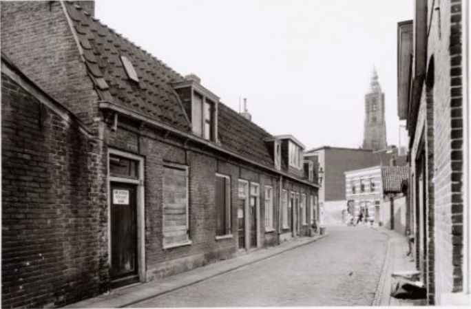Historische foto van Koestraat in Amersfoort