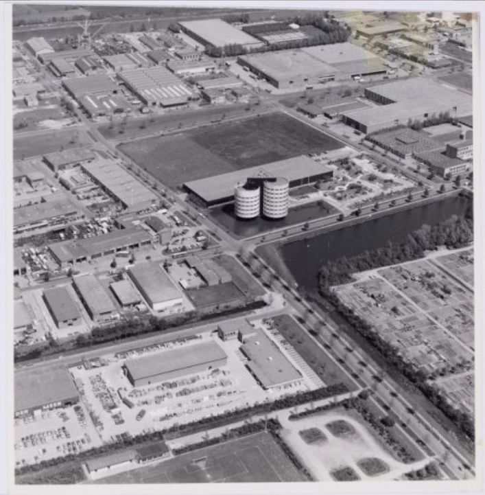 Historische foto van Luchtfoto's in Amersfoort