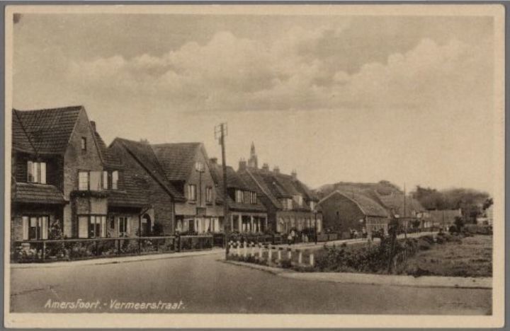 Historische foto van Vermeerstraat in Amersfoort