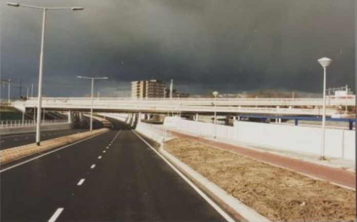 Historische foto van Ringweg in Amersfoort