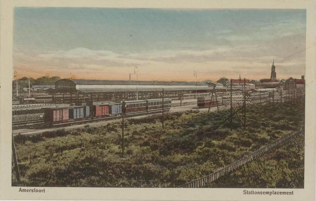 Historische foto van Station in Amersfoort