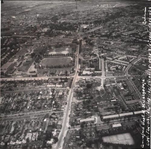 Historische foto van Luchtfoto's in Amersfoort