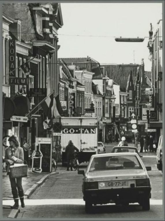 Historische foto van Langestraat in Amersfoort