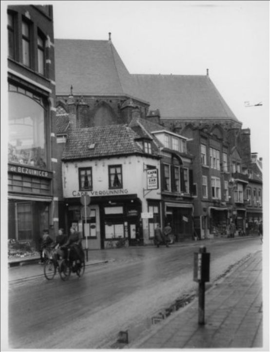 Historische foto van Langestraat in Amersfoort