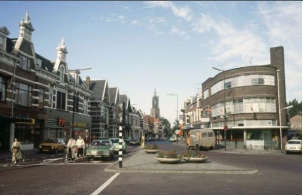 Historische foto van Prinses Julianaplein in Amersfoort