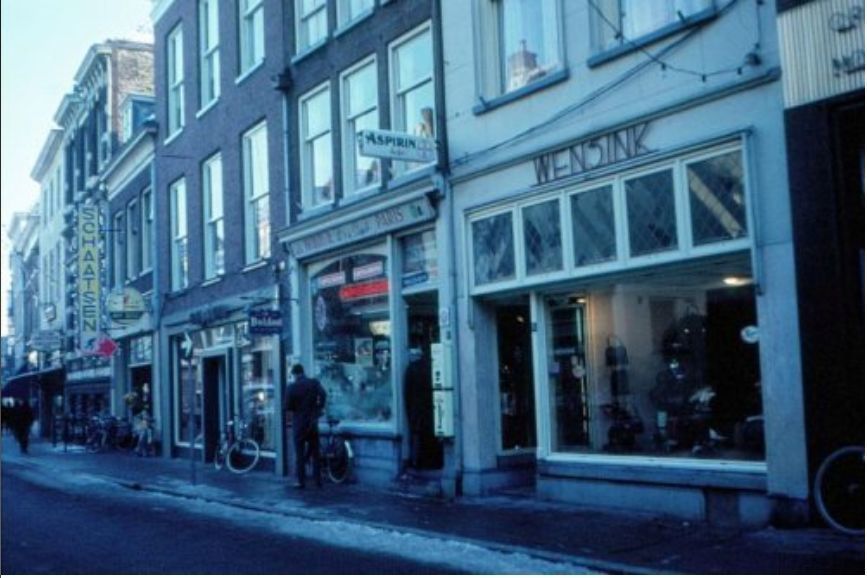Historische foto van Langestraat in Amersfoort