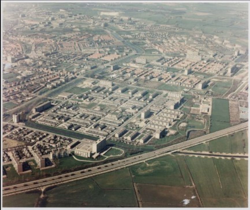 Historische foto van Luchtfoto's in Amersfoort