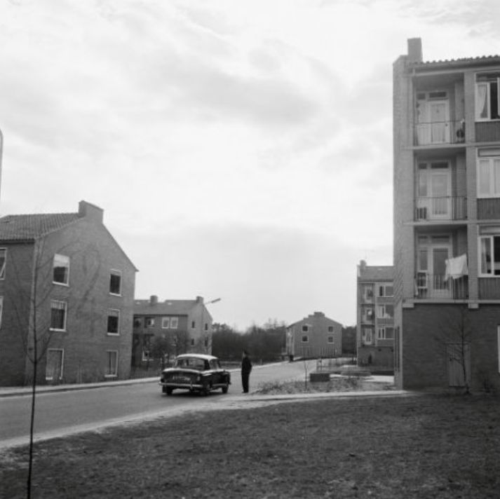 Historische foto van Surinamelaan in Amersfoort