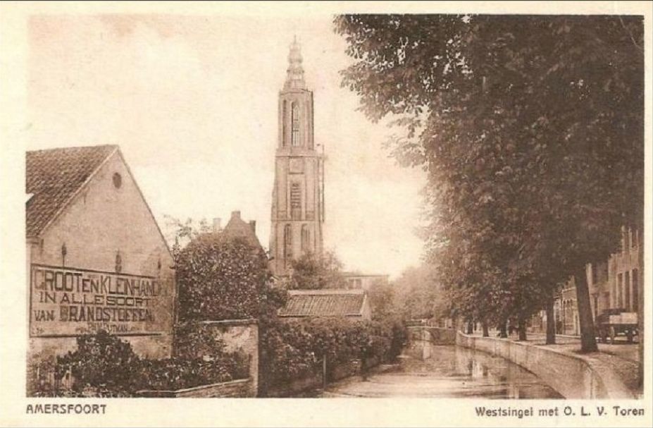 Historische foto van Westsingel in Amersfoort