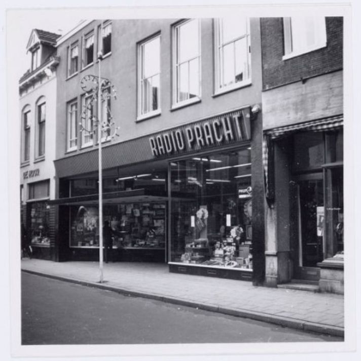 Historische foto van Langestraat in Amersfoort