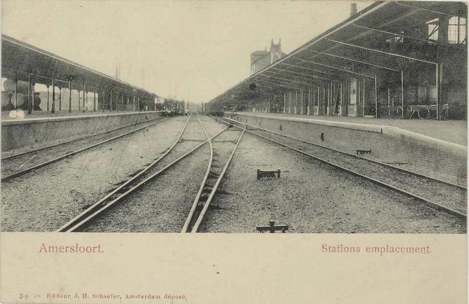 Historische foto van Station in Amersfoort