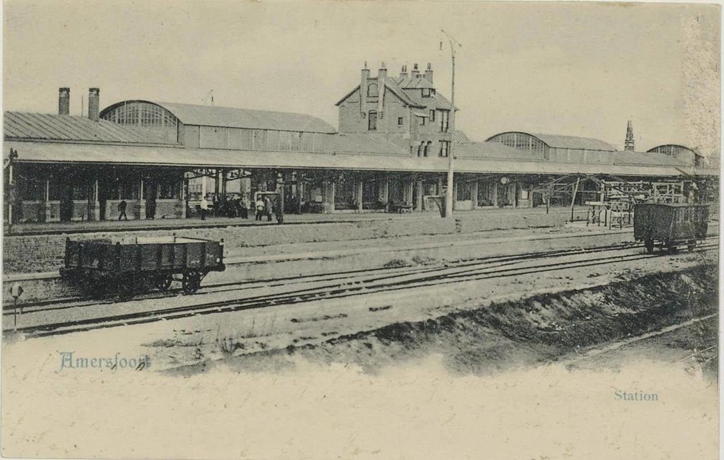 Historische foto van Station in Amersfoort
