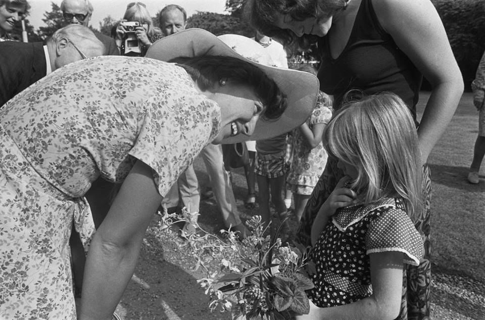 Historische foto van Koninklijk bezoek in Amersfoort