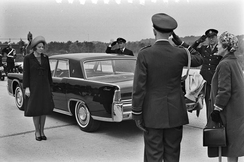 Historische foto van Koninklijk bezoek in Amersfoort