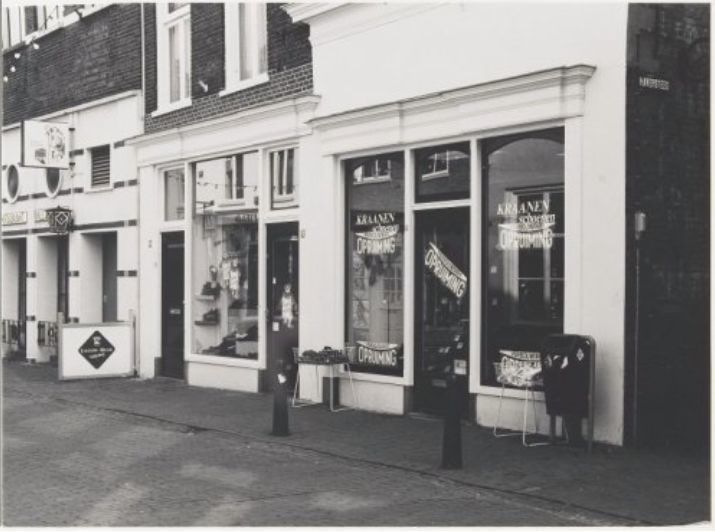 Historische foto van Krommestraat in Amersfoort