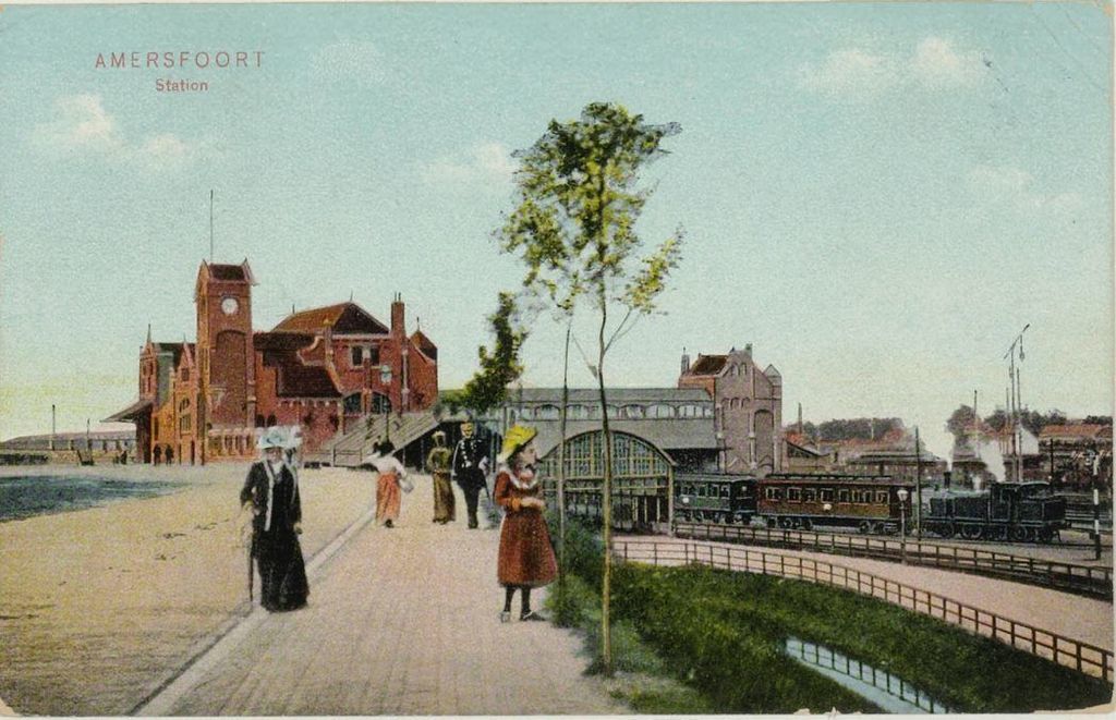 Historische foto van Station in Amersfoort