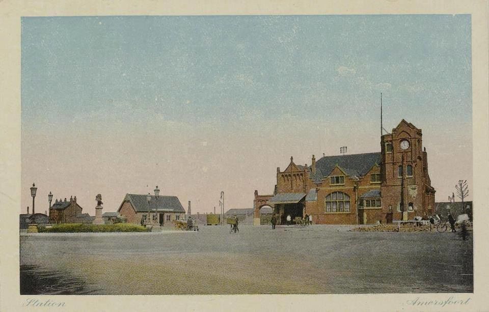 Historische foto van Station in Amersfoort