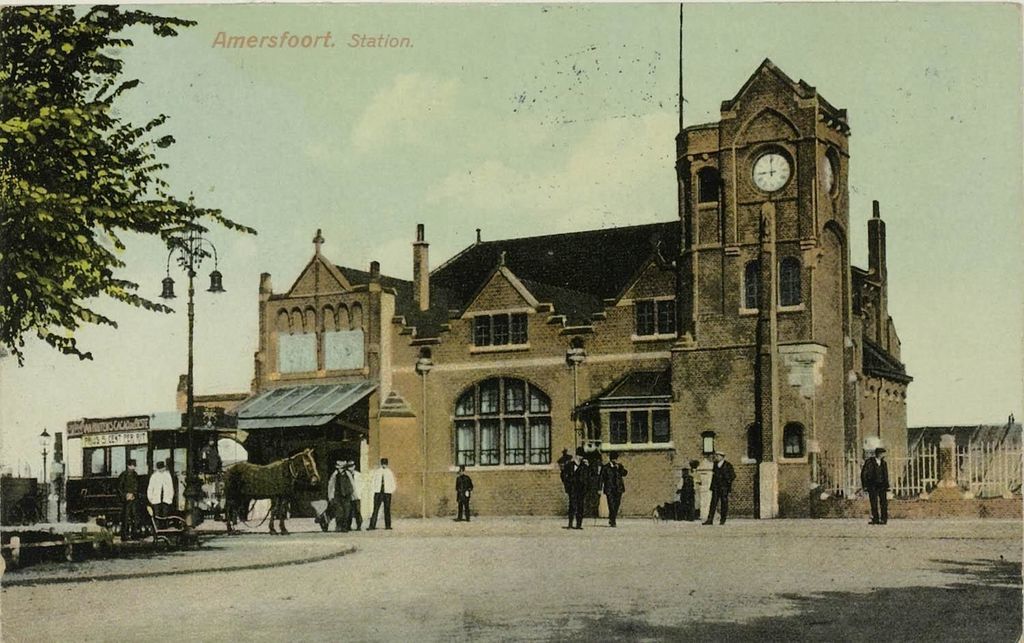 Historische foto van Station in Amersfoort
