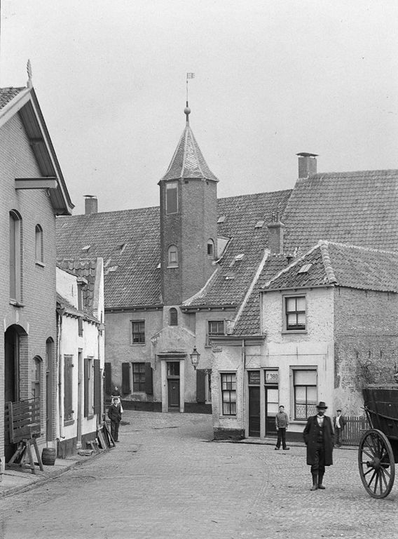 Historische foto van Muurhuizen in Amersfoort
