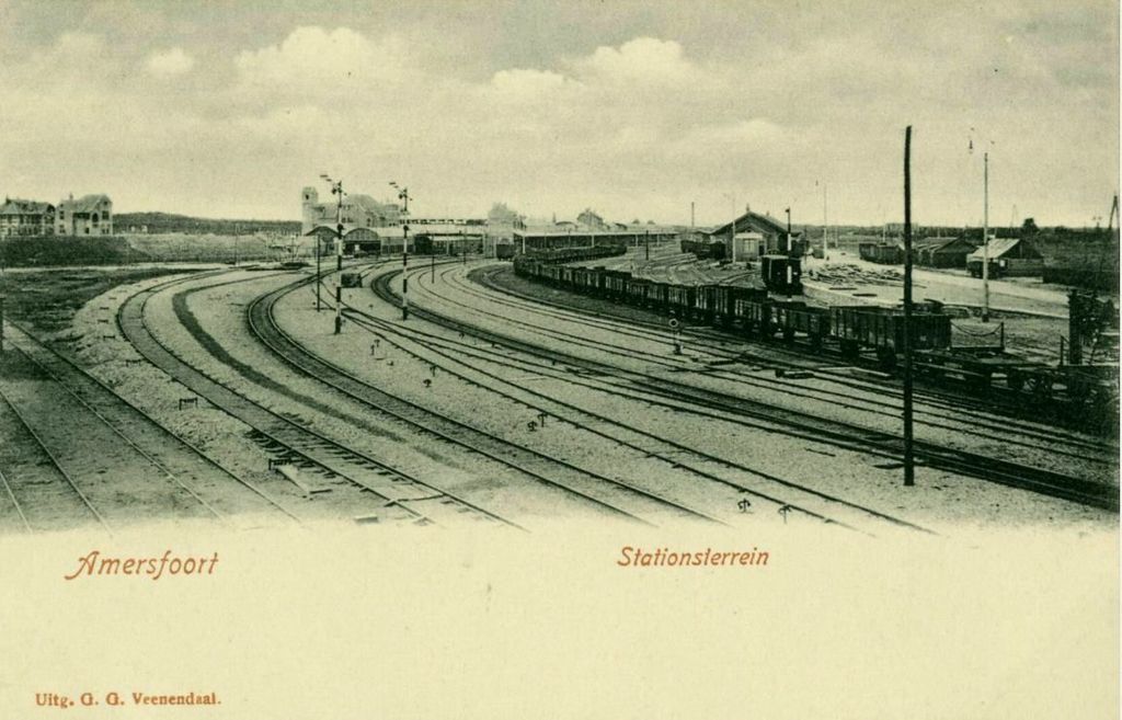Historische foto van Station in Amersfoort