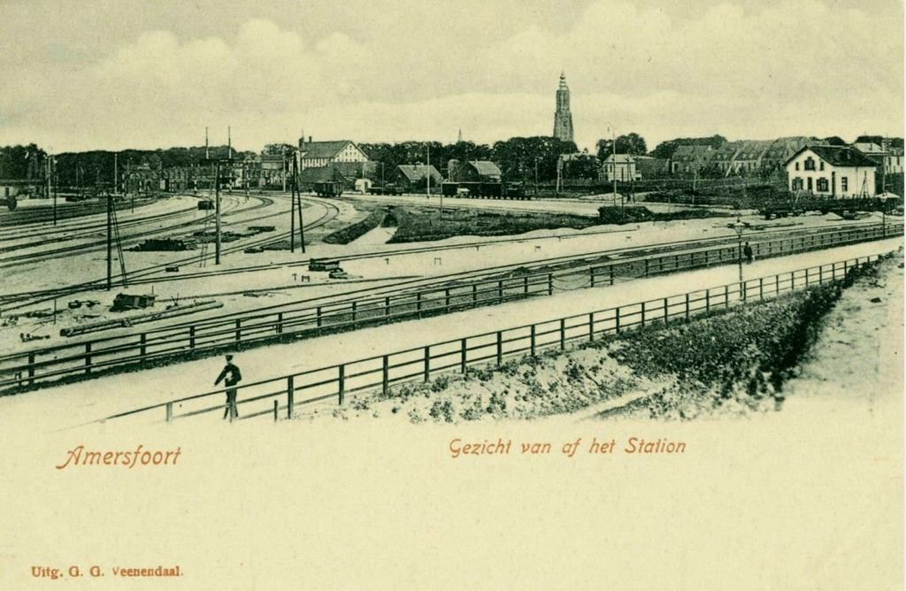 Historische foto van Station in Amersfoort