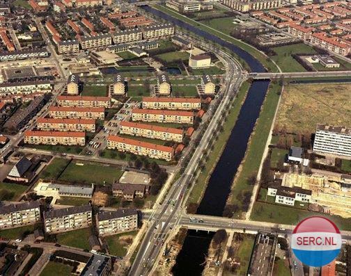 Historische foto van Luchtfoto's in Amersfoort