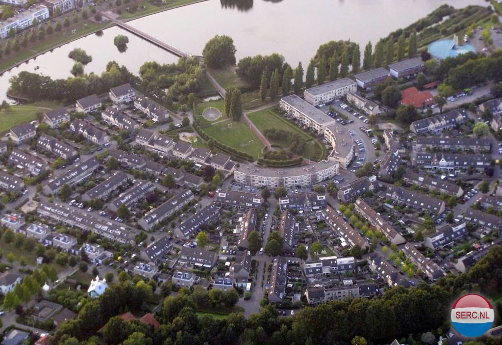 Historische foto van Luchtfoto's in Amersfoort