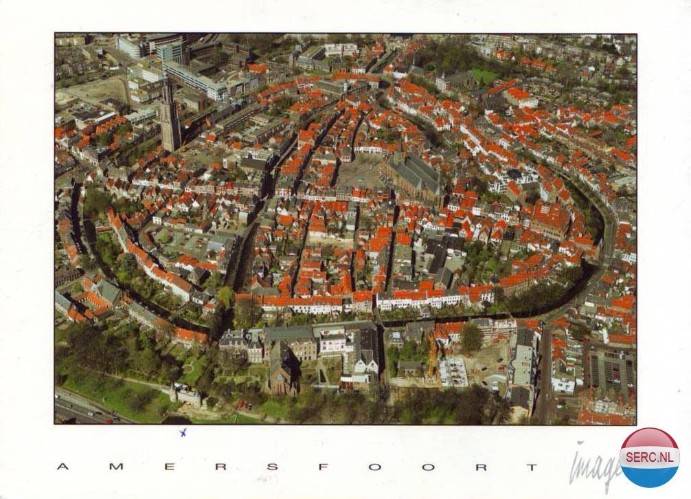 Historische foto van Luchtfoto's in Amersfoort