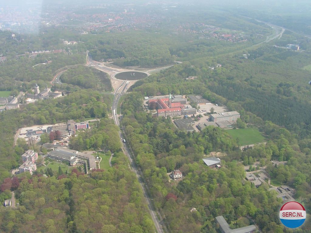 Historische foto van Luchtfoto's in Amersfoort