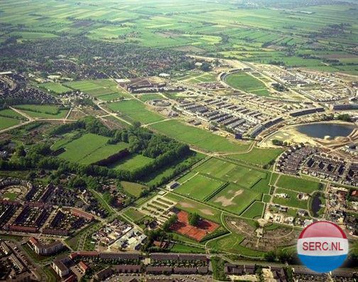 Historische foto van Luchtfoto's in Amersfoort