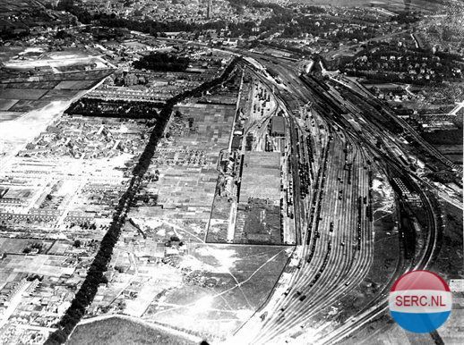 Historische foto van Luchtfoto's in Amersfoort