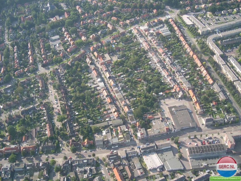 Historische foto van Luchtfoto's in Amersfoort