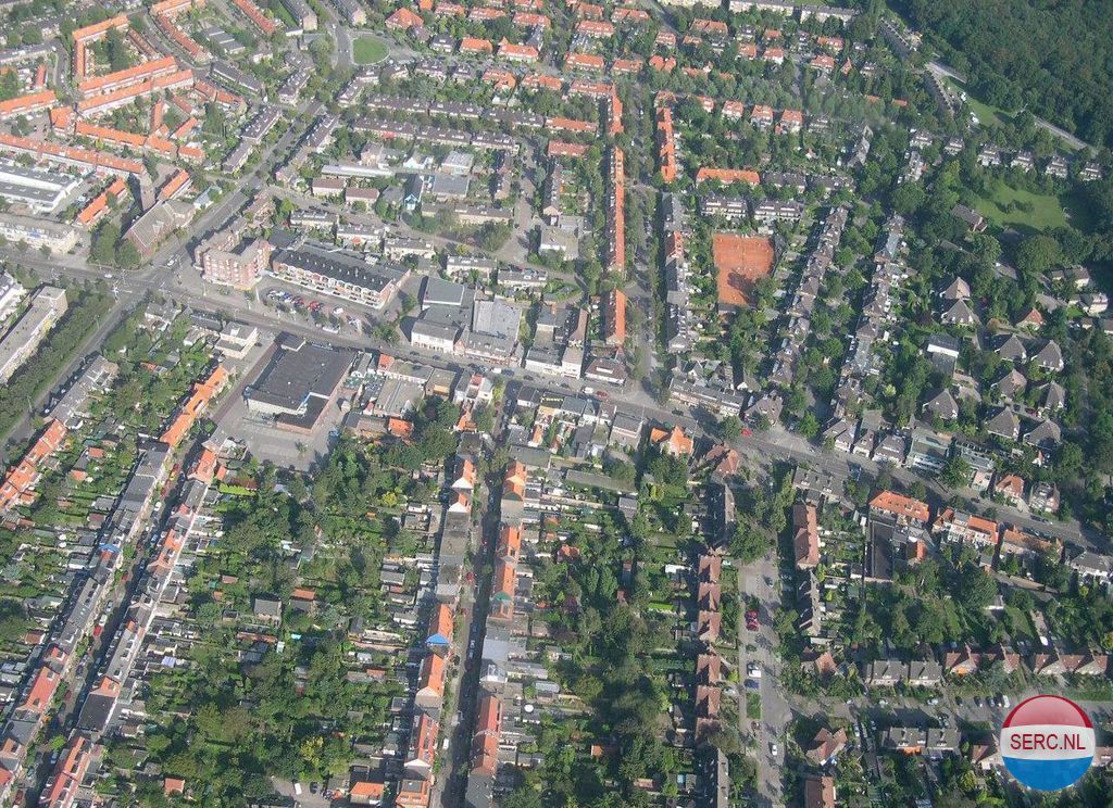 Historische foto van Luchtfoto's in Amersfoort