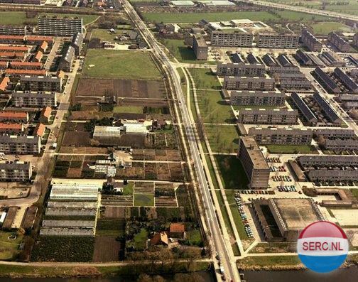 Historische foto van Luchtfoto's in Amersfoort