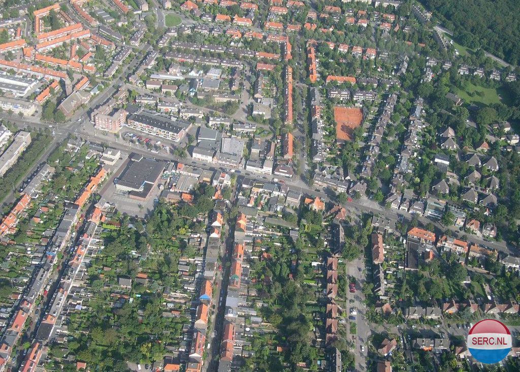 Historische foto van Luchtfoto's in Amersfoort