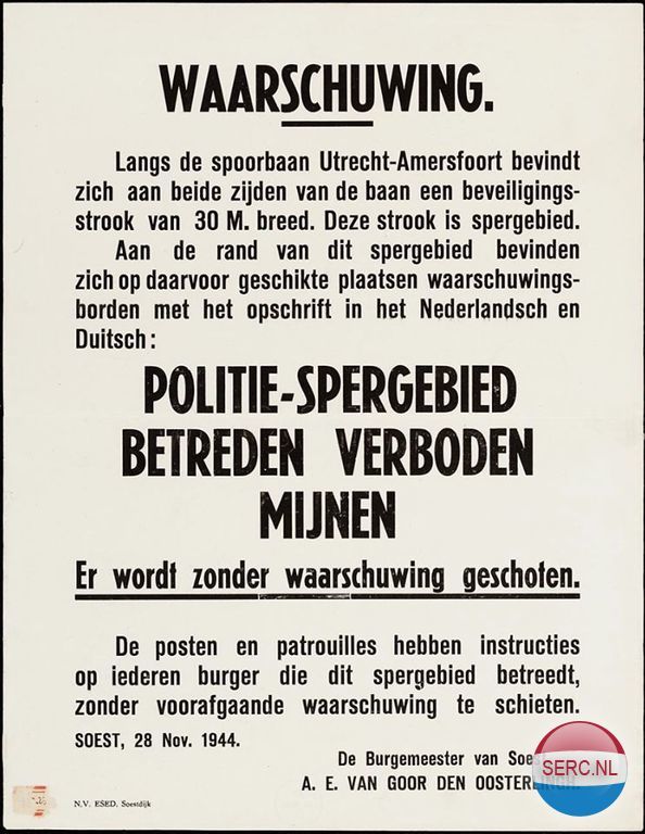 Historische foto van Tweede Wereldoorlog in Amersfoort