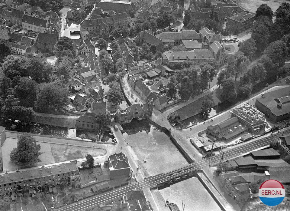 Historische foto van Luchtfoto's in Amersfoort