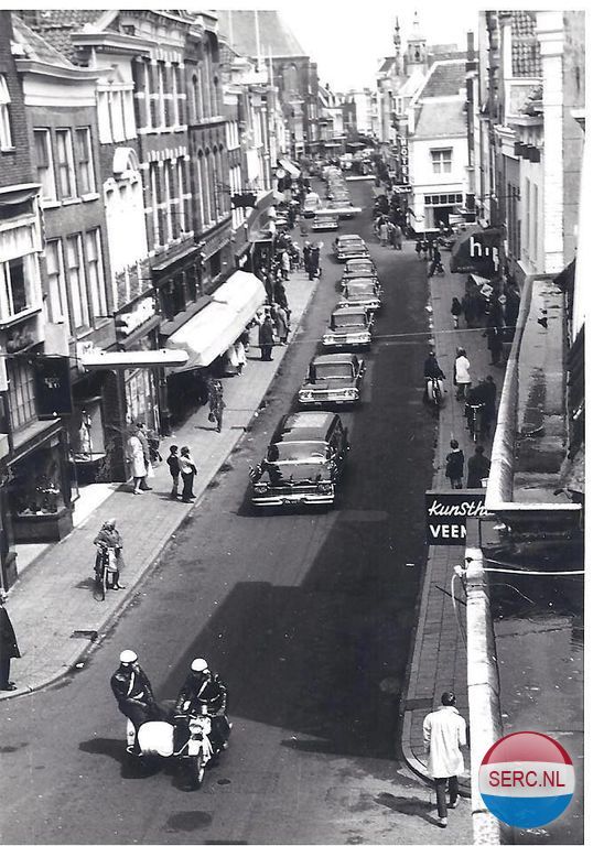 Historische foto van Langestraat in Amersfoort